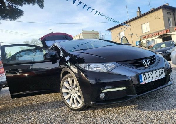 Honda Civic cena 39900 przebieg: 140221, rok produkcji 2013 z Brzeg małe 781